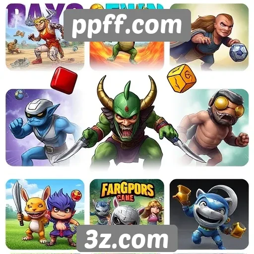 Análise da variedade de jogos disponíveis no ppff.com