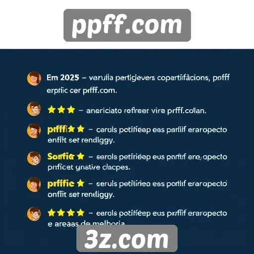 Feedback dos usuários sobre ppff.com em 2025